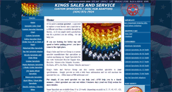 Desktop Screenshot of kingssalesandservice.com